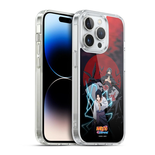 Naruto Shippuden Key Art Sasuke And Itachi Soft Gel Case for Apple iPhone 14 Pro & MagSafe