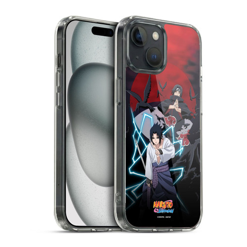 Naruto Shippuden Key Art Sasuke And Itachi Soft Gel Case for Apple iPhone 15 & MagSafe