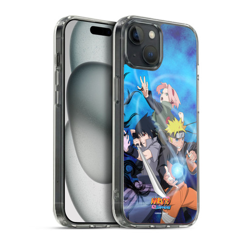 Naruto Shippuden Key Art Team 7 Soft Gel Case for Apple iPhone 15 Plus & MagSafe