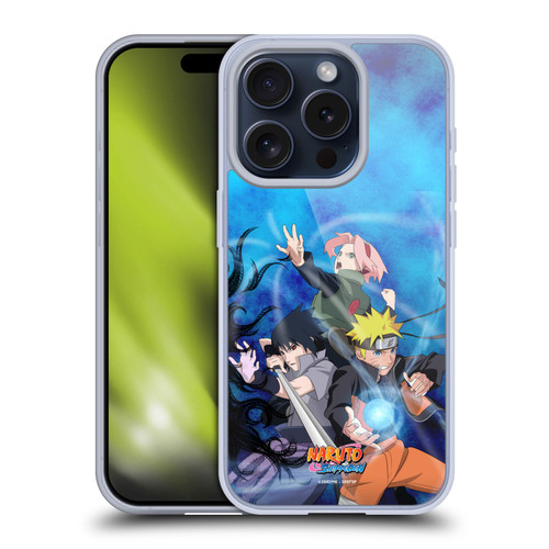 Naruto Shippuden Key Art Team 7 Soft Gel Case for Apple iPhone 15 Pro & MagSafe