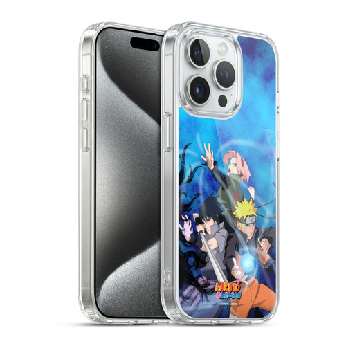 Naruto Shippuden Key Art Team 7 Soft Gel Case for Apple iPhone 15 Pro & MagSafe