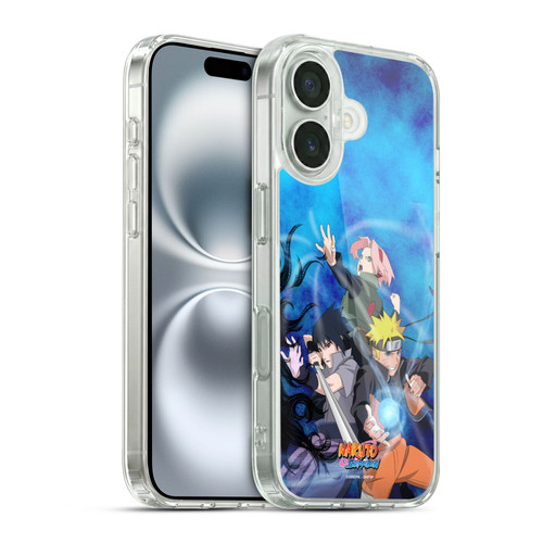 Naruto Shippuden Key Art Team 7 Soft Gel Case for Apple iPhone 16 & MagSafe