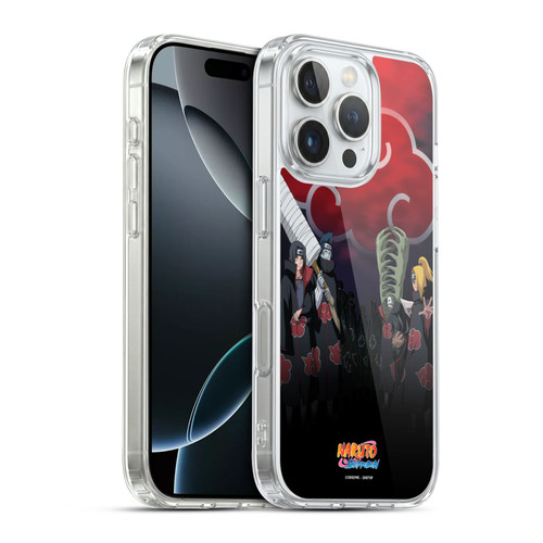 Naruto Shippuden Key Art Akatsuki Soft Gel Case for Apple iPhone 16 Pro & MagSafe
