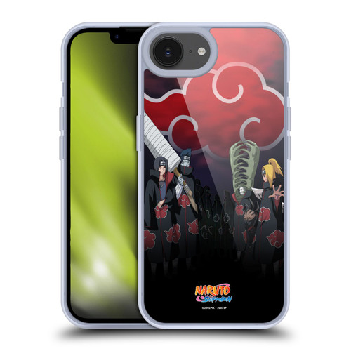 Naruto Shippuden Key Art Akatsuki Soft Gel Case for Apple iPhone 16e & MagSafe