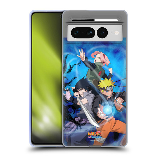 Naruto Shippuden Key Art Team 7 Soft Gel Case for Google Pixel 7 Pro