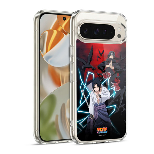 Naruto Shippuden Key Art Sasuke And Itachi Soft Gel Case for Google Pixel 9 / Pixel 9 Pro