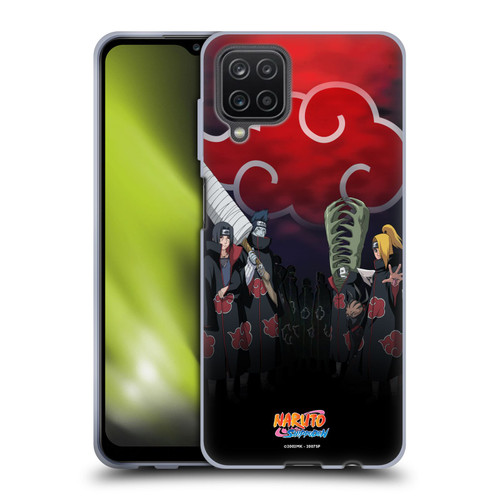 Naruto Shippuden Key Art Akatsuki Soft Gel Case for Samsung Galaxy A12 (2020)