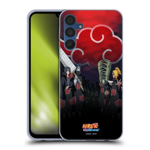 Naruto Shippuden Key Art Akatsuki Soft Gel Case for Samsung Galaxy A15 & MagSafe