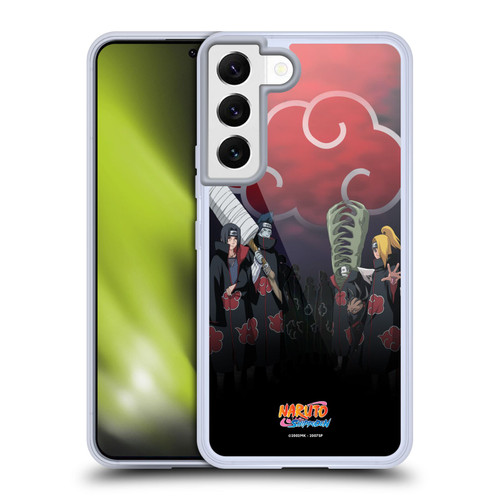 Naruto Shippuden Key Art Akatsuki Soft Gel Case for Samsung Galaxy S22 5G