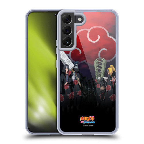 Naruto Shippuden Key Art Akatsuki Soft Gel Case for Samsung Galaxy S22+ 5G