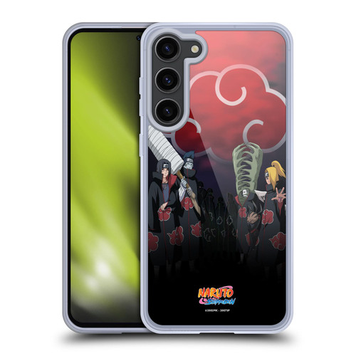 Naruto Shippuden Key Art Akatsuki Soft Gel Case for Samsung Galaxy S23+ 5G