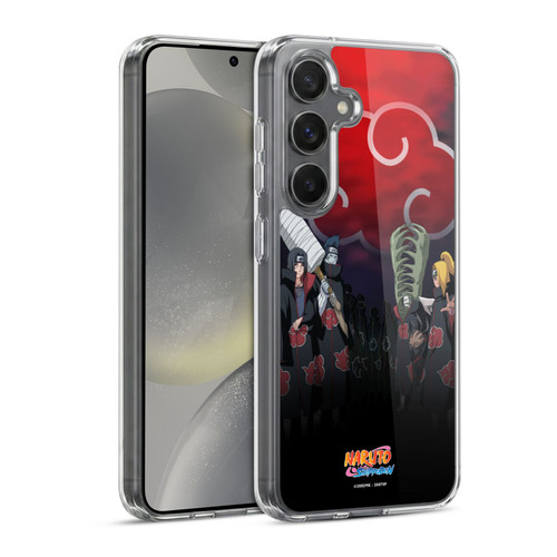 Naruto Shippuden Key Art Akatsuki Soft Gel Case for Samsung Galaxy S24 5G & MagSafe