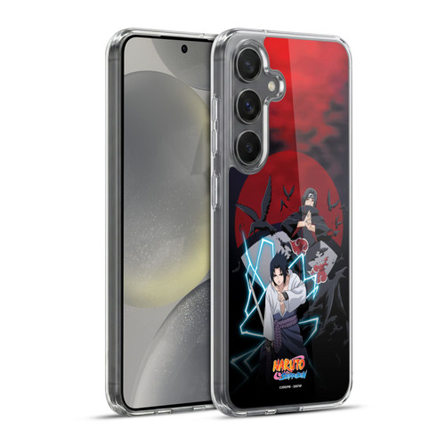 Naruto Shippuden Key Art Sasuke And Itachi Soft Gel Case for Samsung Galaxy S24+ 5G & MagSafe