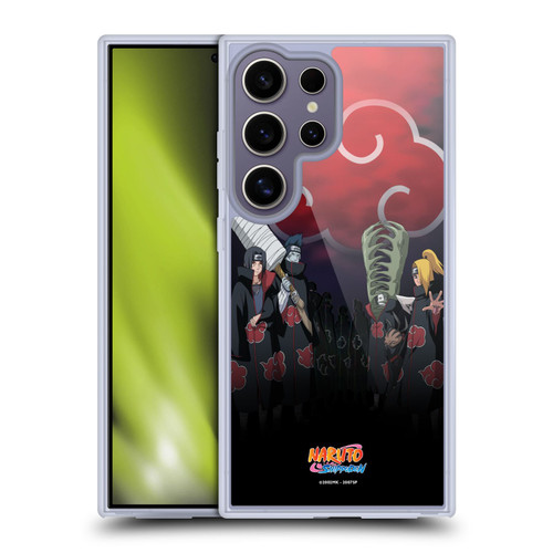 Naruto Shippuden Key Art Akatsuki Soft Gel Case for Samsung Galaxy S25 Ultra & MagSafe