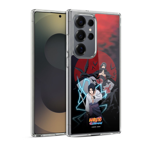 Naruto Shippuden Key Art Sasuke And Itachi Soft Gel Case for Samsung Galaxy S25 Ultra & MagSafe
