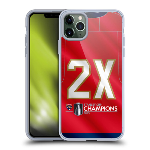 NHL 2025 Stanley Cup Champions Florida Panthers Jersey Soft Gel Case for Apple iPhone 11 Pro Max NHL 2025 Stanley Cup Champions Florida Panthers Jersey Soft Gel Case for Apple iPhone 11 Pro Max