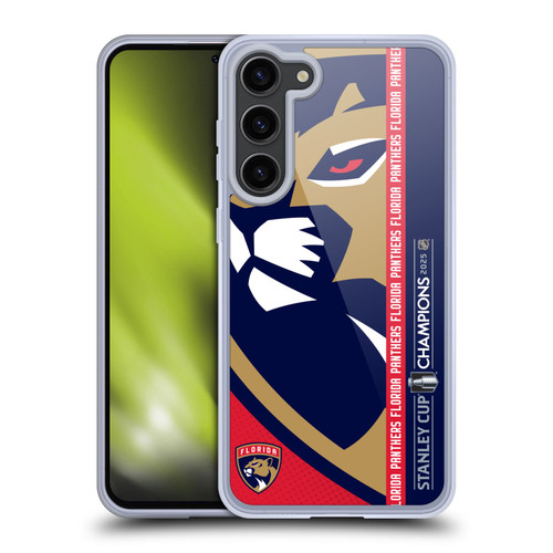 NHL 2025 Stanley Cup Champions Florida Panthers Oversized Soft Gel Case for Samsung Galaxy S23+ 5G