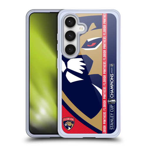 NHL 2025 Stanley Cup Champions Florida Panthers Oversized Soft Gel Case for Samsung Galaxy S24 5G