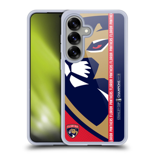 NHL 2025 Stanley Cup Champions Florida Panthers Oversized Soft Gel Case for Samsung Galaxy S25