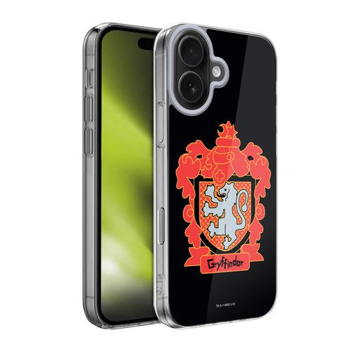 Harry Potter Deathly Hallows I Gryffindor Crest Soft Gel Case for Apple iPhone 17