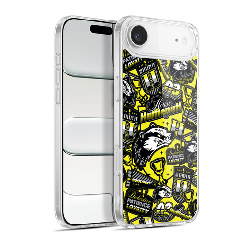 Harry Potter Badge Up House Hufflepuff Soft Gel Case for Apple iPhone 17 Air