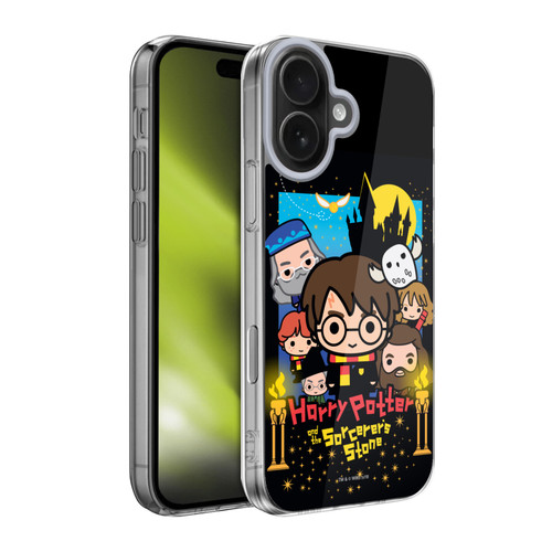 Harry Potter Deathly Hallows I Sorcerer's Stone Soft Gel Case for Apple iPhone 17