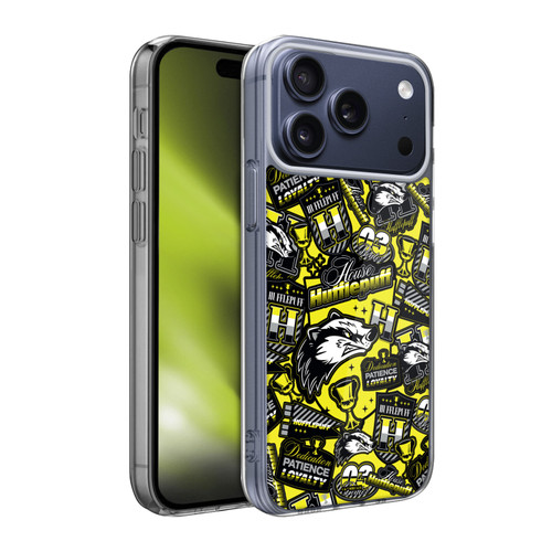 Harry Potter Badge Up House Hufflepuff Soft Gel Case for Apple iPhone 17 Pro Max