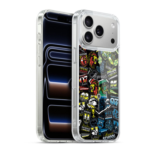 Harry Potter Badge Up Hogwarts Soft Gel Case for Apple iPhone 17 Pro Max