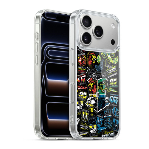 Harry Potter Badge Up Hogwarts Soft Gel Case for Apple iPhone 17 Pro