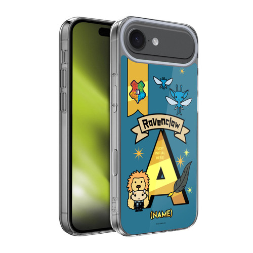 Custom Customised Personalised Harry Potter Deathly Hallows L Name Ravenclaw Soft Gel Case for Apple iPhone 17 Air