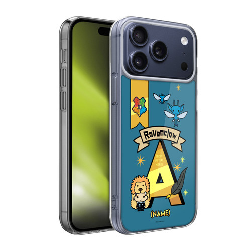 Custom Customised Personalised Harry Potter Deathly Hallows L Name Ravenclaw Soft Gel Case for Apple iPhone 17 Pro Max