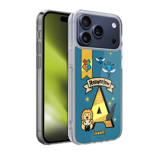 Custom Customised Personalised Harry Potter Deathly Hallows L Name Ravenclaw Soft Gel Case for Apple iPhone 17 Pro