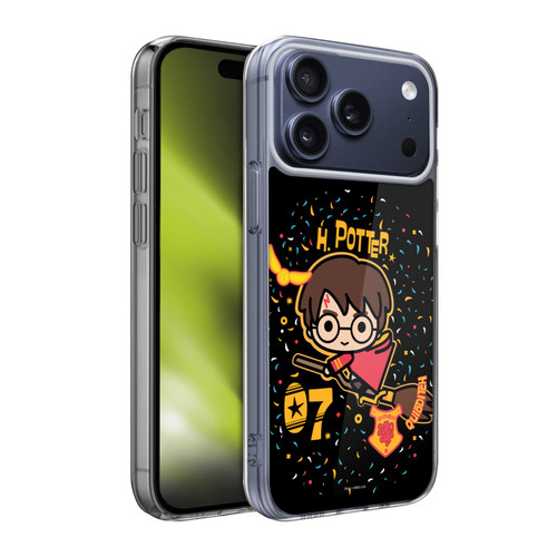 Harry Potter Deathly Hallows I Quidditch Broom Soft Gel Case for Apple iPhone 17 Pro Max