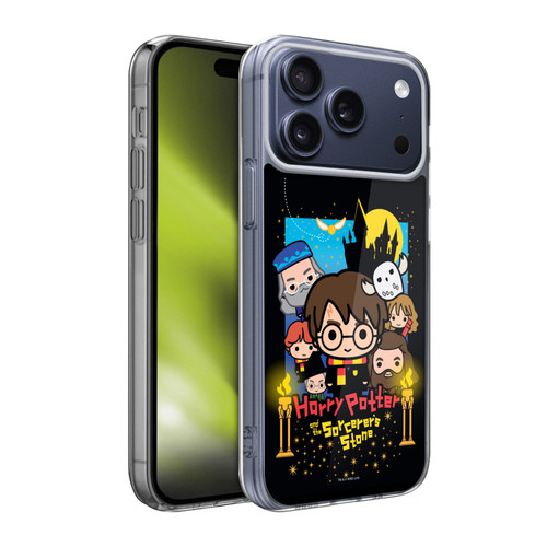 Harry Potter Deathly Hallows I Sorcerer's Stone Soft Gel Case for Apple iPhone 17 Pro Max