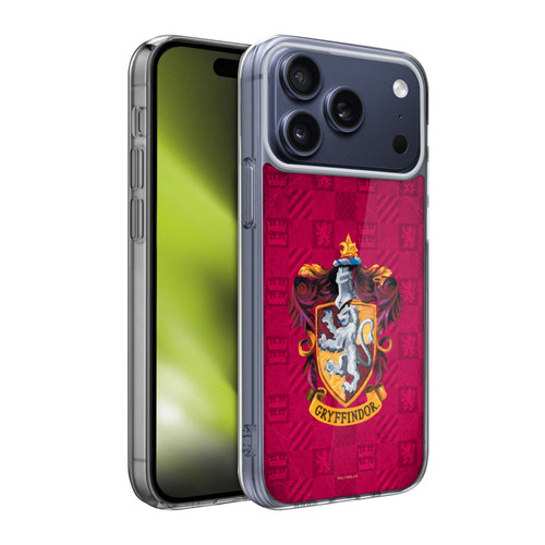 Harry Potter Prisoner Of Azkaban I Gryffindor Crest Soft Gel Case for Apple iPhone 17 Pro Max