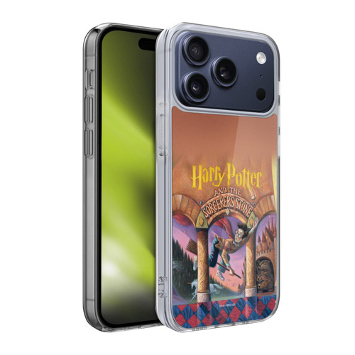 Harry Potter Literary Covers Sorcerer's Stone Soft Gel Case for Apple iPhone 17 Pro
