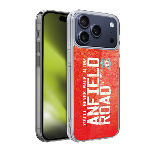 Liverpool Football Club Crest You'Ll Never Walk Alone Anfield Road Red Soft Gel Case for Apple iPhone 17 Pro