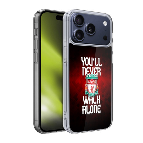 Liverpool Football Club Crest You'Ll Never Walk Alone Red Pixel Plain Soft Gel Case for Apple iPhone 17 Pro Liverpool Football Club Crest You'Ll Never Walk Alone Red Pixel Plain Soft Gel Case for Apple iPhone 17 Pro