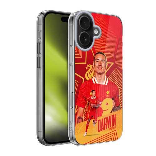 Liverpool Football Club 2024/25 First Team Darwin Núñez Soft Gel Case for Apple iPhone 17