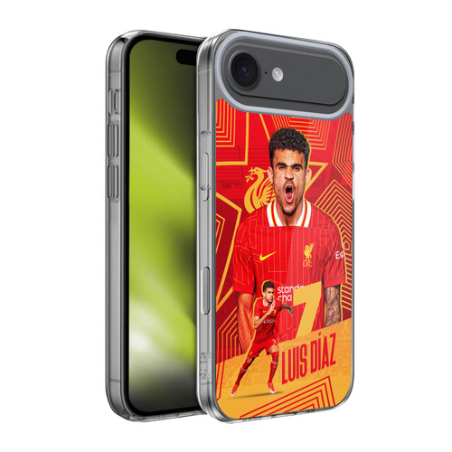 Liverpool Football Club 2024/25 First Team Luis Díaz Soft Gel Case for Apple iPhone 17 Air Liverpool Football Club 2024/25 First Team Luis Díaz Soft Gel Case for Apple iPhone 17 Air