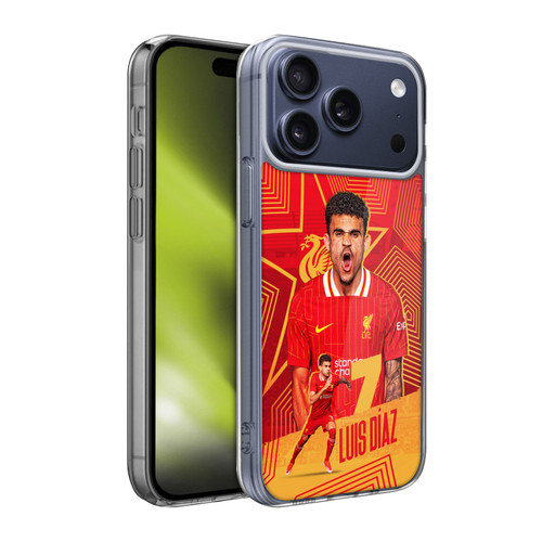 Liverpool Football Club 2024/25 First Team Luis Díaz Soft Gel Case for Apple iPhone 17 Pro Max Liverpool Football Club 2024/25 First Team Luis Díaz Soft Gel Case for Apple iPhone 17 Pro Max