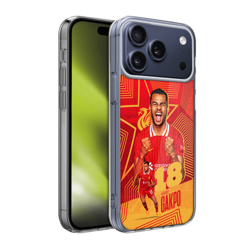 Liverpool Football Club 2024/25 First Team Cody Gakpo Soft Gel Case for Apple iPhone 17 Pro Max
