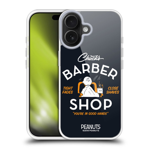 Peanuts Chuck's Barber Shop Charlie Brown Soft Gel Case for Apple iPhone 17