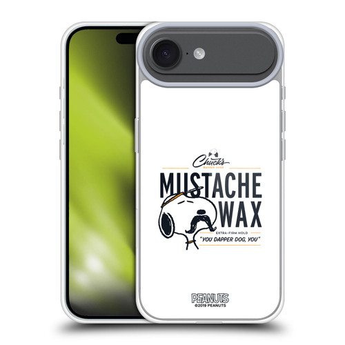 Peanuts Chuck's Barber Shop Snoopy Moustache Wax Soft Gel Case for Apple iPhone 17 Air