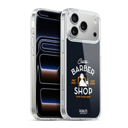 Peanuts Chuck's Barber Shop Charlie Brown Soft Gel Case for Apple iPhone 17 Pro Max