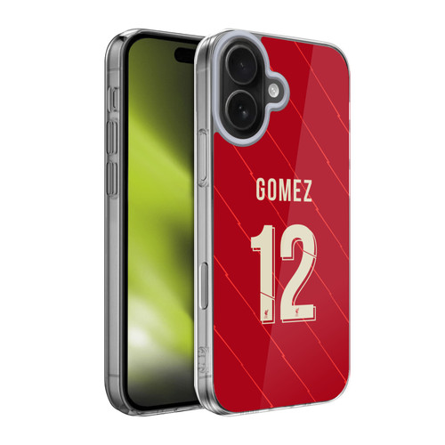 Liverpool Football Club 2021/22 Players Home Kit Group 1 Joe Gomez Soft Gel Case for Apple iPhone 17