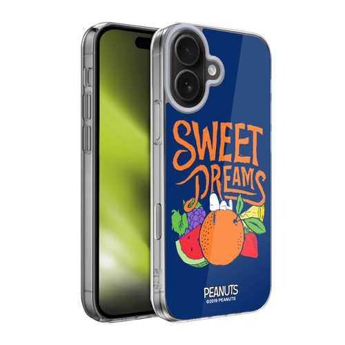 Peanuts Naturally Sweet Sweet Dreams Snoopy Soft Gel Case for Apple iPhone 17