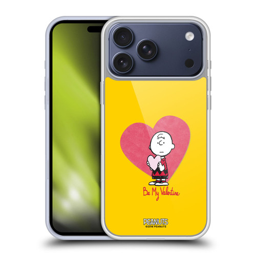 Peanuts Sealed With A Kiss Charlie Brown Valentine 2 Soft Gel Case for Apple iPhone 17 Pro Max