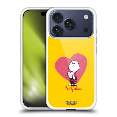 Peanuts Sealed With A Kiss Charlie Brown Valentine 2 Soft Gel Case for Apple iPhone 17 Pro