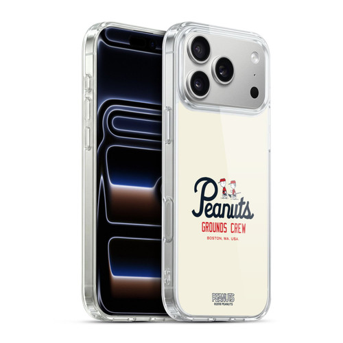 Peanuts Varsity Sports Boston Grounds Crew Soft Gel Case for Apple iPhone 17 Pro Max